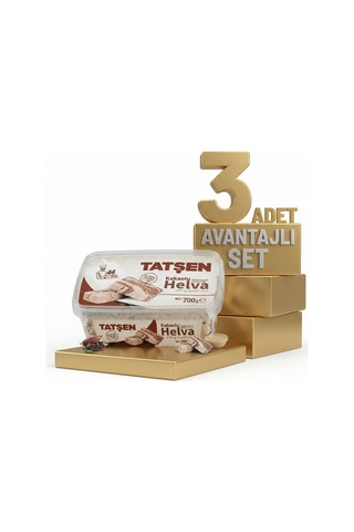 Tatşen Helva Kakaolu 3x700 Gr