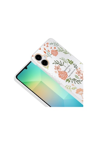 Samsung Galaxy Uyumlu A06 Kılıf Kamera Korumalı Desenli Zore Klip Kapak - Beautiful -