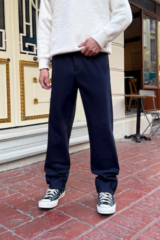 Flaw Basic Regular Gabardin Pantolon Lacivert Lacivert