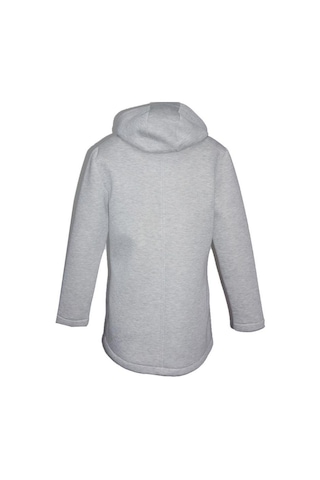 Bulalgiy Kadın Gri Kapşonlu Kaban - Bga707661 Gri