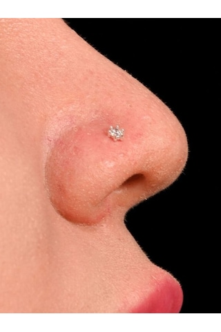 Tükkan Accessories Zirkon Tek Taş Hızma 925 Ayar Hızma-hızma39 Gümüş