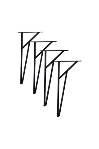 Metal Masa Ayağı 4lü Set Ayarlı Bingolu Metal Ayak 1,5mm Kalınlık