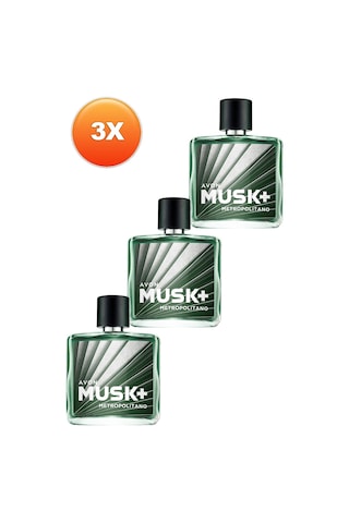 Avon Musk Metropolitano Erkek Parfüm EDT 3 x 75 ML