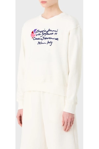 Emporio Armani Bayan Sweat 6r2m7e 2j49z 0101 Ekru