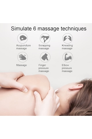 Moveevo Kollektif Bölgeler İçin Ems Mikro Akım Masaj Aleti, 6 Mod Ve 10 Seviye, Usb Şarjlı, Taşınabilir Boyut Omuz, Boyun, Bel, Bacak Diğer