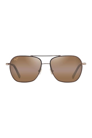 Maui Jim 0886s 003-01 55-16 Unisex Güneş Gözlüğü Altın