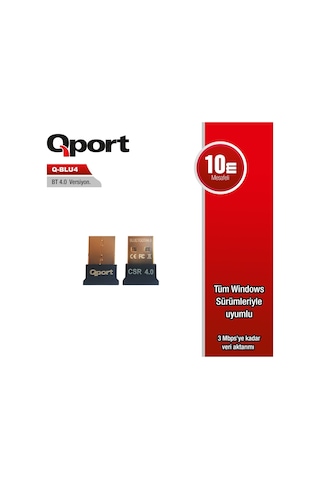 Qport Q-BLU4 Bluetooth 4.0 Adaptör