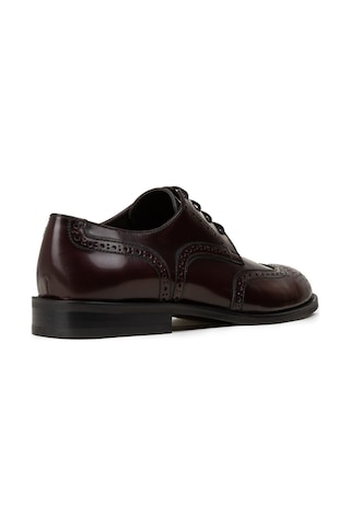 Deery Hakiki Deri Bordo Klasik Oxford Erkek Ayakkabı - 01696mbrdm01 Bordo