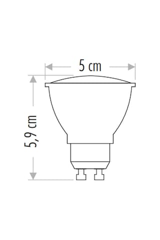 Cata Ct-4216B 7W Led Ampul Gu10 Duy 6400K Beyaz