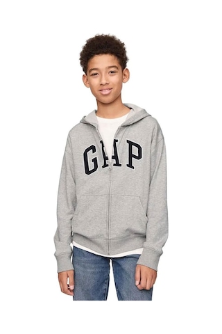 Gap V-bas Herıtage Po Çocuk Gri Sweatshirt 609296-000-11204 Gri