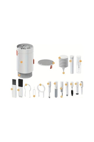 20 Parça Çok Fonksiyonlu Bilgisayar Temizleme Seti Klavye Cep Telefonu Kablosuz Kulaklık Temizleme K Çok Renkli