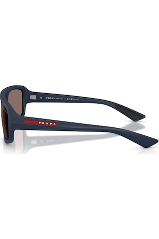 Prada Sport Spr B11su Tfy05c 57 Polarize Erkek Güneş Gözlüğü Mavi