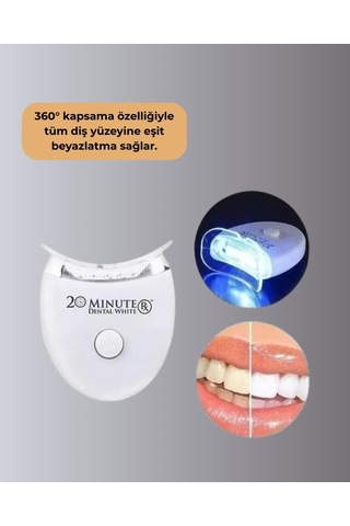 Northcity 2 Adet Led Beyazlatma Kalemli Diş Seti - 20 Dakikada Daha Beyaz Gülüş Ve Kahve Lekelerinden Arınma