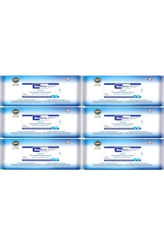 Bluewhite Hasta Perine Bölgesi Temizleme Mendil 6 Lı 50 Yaprak 6'lı Set