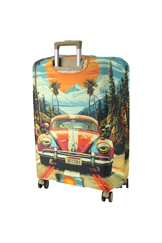 My Saraciye My 144 Vw3 Valiz İçin Kılıf Rengarenk-büyük Boy Çok Renkli