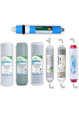 7 Aşama Açık Kasa Su Arıtma Filtresi - Kaliteli Set