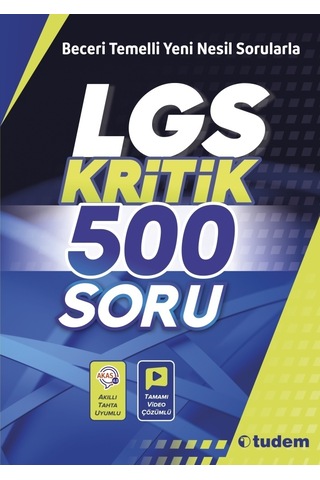 Tudem Lgs Kritik 500 Soru