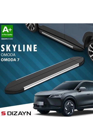S-dizayn Omoda Omoda7 Skyline Krom Yan Basamak 183 Cm 2025 Üzeri A+ Kalite