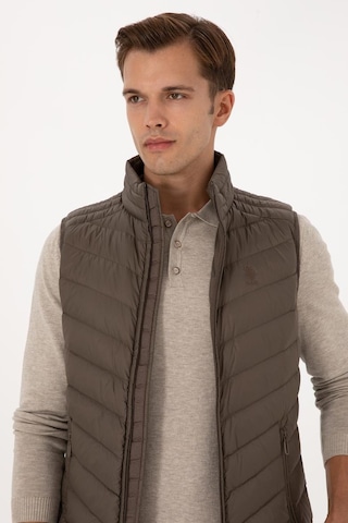 U.s. Polo Assn. Slim Fit Erkek Yelek 2246365 Vizon