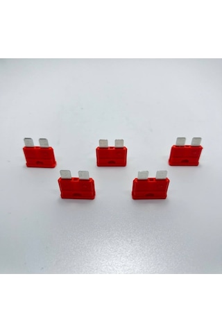 5 Adet 40 Amper Kırmızı Standart Bıçak Sigorta 40a