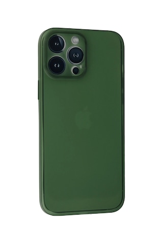 Newface Apple iPhone Uyumlu 13 Pro Kılıf Pp Ultra İnce Kapak Glblseme - 82 - Yeşil