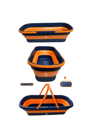 Katlanabilir Mop Kovası Tekerlekli Akordiyon Tüm Moplara Uyumlu S