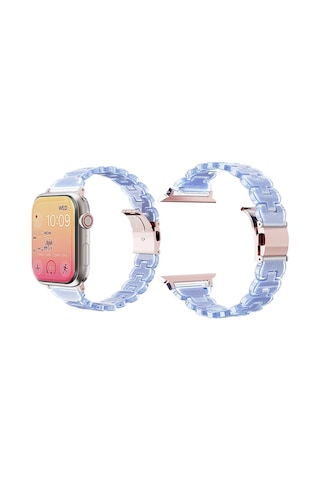 Apple Uyumlu Watch 10/11 42mm-38/40/41mm Kordon Taşlı Parlak İnce Flower Metal Bayanlar İçin Band 2/3/4/5/6/se/7/8/9