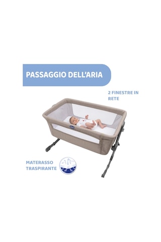 Next2me Essential Crib - Dune Relux Bej