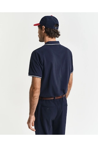 Gant Erkek Pike Polo T-shirt Regular Fit Lacivert