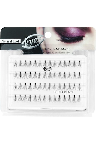 Eyes Tekli Kirpik 56'lı Short Siyah-28