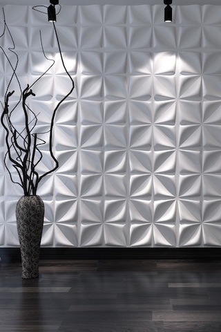 3 Boyutlu Boyanabilir Pvc Duvar Paneli Elegance 50-50 Cm 4 Adet-1 Metrekare