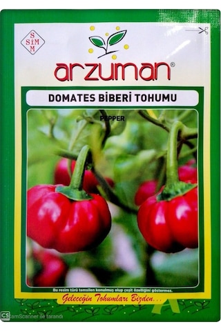 Domates Biberi Tohumu 5 GR500+ Adet
