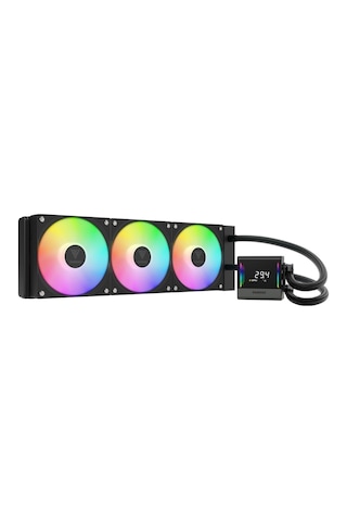 Gamdıas Chıone E4-360, 360mm, Argb, 3 Fanlı, Dijital Ekran, Cpu Sıvı Soğutma Tek Renk