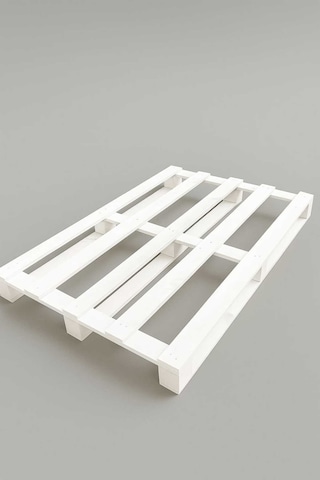 80x120 Ahşap Dekorasyon Paleti Beyaz