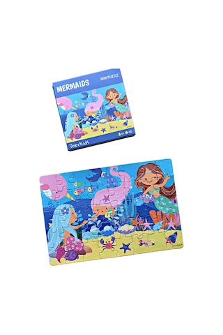 Doerkids Deniz Kızı Mini Puzzle 40 Parça