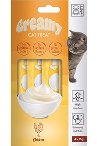 M-pets Tavuklu Krema Kedi Ödül Maması 4x15 Gr 244-30035.01