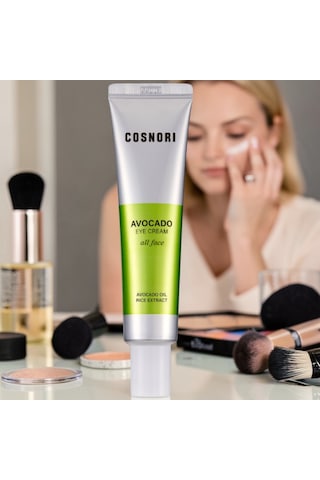 Cosnori Avokado Göz Kremi Avokado Yağı Pirinç Özü Göz Çevresi Nemlendirici 30 Ml