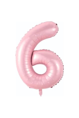 5 Rakam Folyo Balon Pembe Renk 76cm Pembe