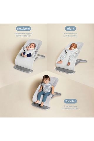 Ergobaby Ana Kucağı , Evolve 3'Ü 1 Arada , Dünyaca Ünlü & Ödüllü (Midnight Blue)