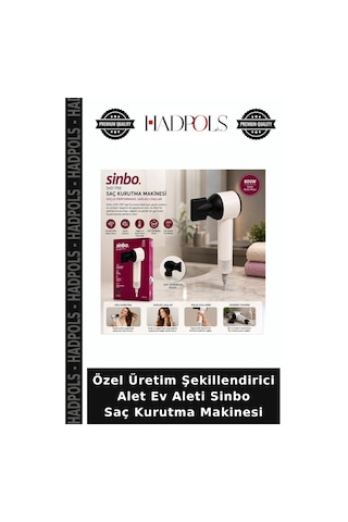 Özel Üretim Şekillendirici Alet Ev Aleti Sinbo Saç Kurutma Makinesi