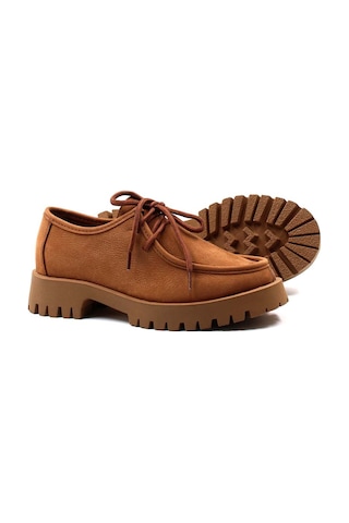 Fast Step Hakiki Deri Kadın Casual Ayakkabı 581za2847 taba