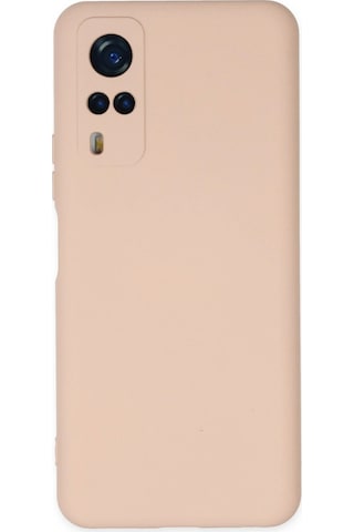 Cosmotex Newface Vivo Y53s Kılıf Nano İçi Kadife Silikon - Pudra