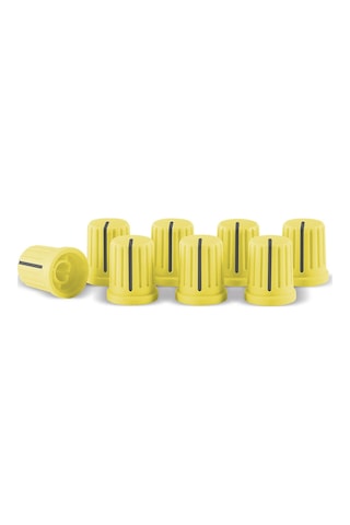 Knob Cap Set Yellow Set Of 8
