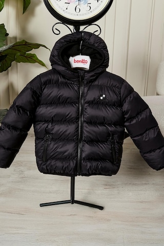Benitto Kids Erkek Bebek Çocuk Mont 51282 Siyah
