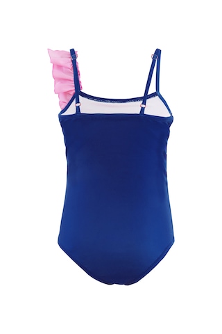 Denokids Fırfırlı Unicorn Kız Çocuk Mayo Çok Renkli