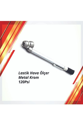 Lastik Hava Basınç Ölçer 10-120 Psi Metal