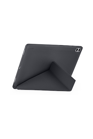 Samsung Uyumlu Galaxy Tab S11 Ultra Kılıf Tri Folding Kalem Bölmeli Standlı Arka Kapak