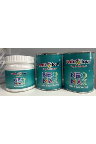 Neo Max Yeni Nesil Dönüşüm Ve Hobi Boyası 0,5 Lt Ve Verniği 0,5 Lt