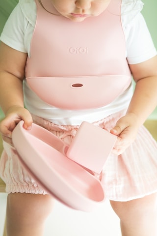 Silikon Beslenme Seti 5'li - Pinky Pink