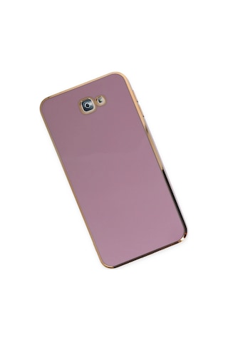 Newface Samsung Galaxy Uyumlu J7 Prime Kılıf Volet Silikon Glblseme - 47 - Mor
